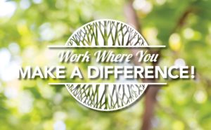 Work where you make a differenence